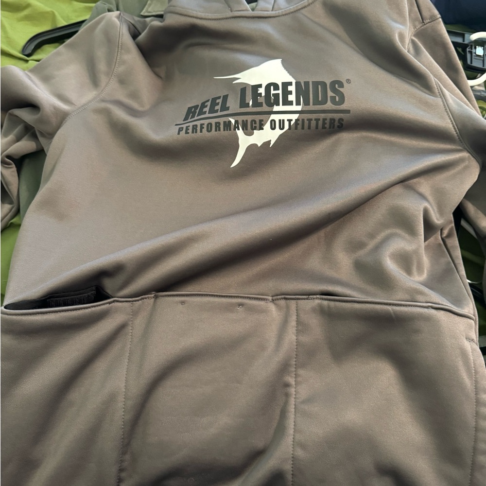 Reel Legends Gray Hoodie
